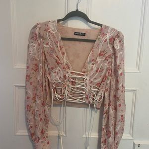Corset blouse! Size medium💗